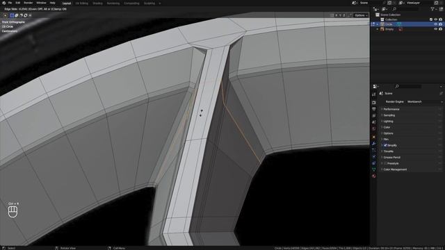 Диск | Highpoly | Уроки Blender3D | Tutorial Blender | Путь в Gamedev | 3D смотреть онлайн