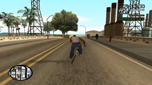 Секретные оружия в GTA San Andreas. смотреть онлайн