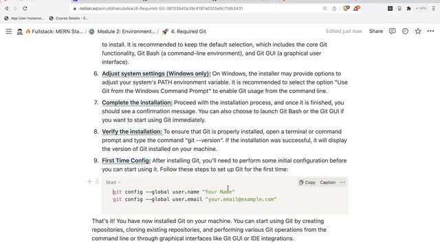Installation Of GIT - MERN Stack Full Course Playlist - 017 смотреть онлайн