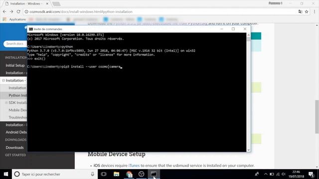 Cours Python #1 -- Cozmo : Installation de l'environnement смотреть онлайн