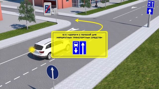 Разрешено ли водителю белого кроссовера повернуть налево во двор? смотреть онлайн