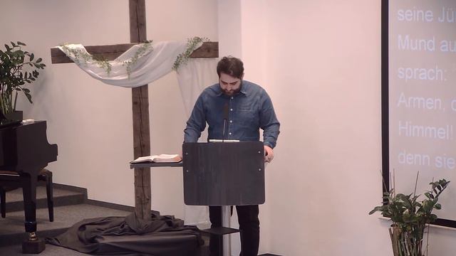 "Seligpreisungen" Mt. 5,1-12 | Eduard Martens jun. | Gottesdienst смотреть онлайн