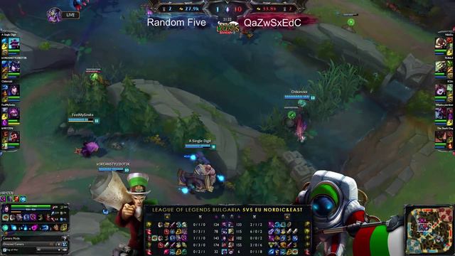 League of Legends Bulgaria 5v5 EUNE #23 Random Five vs QaZwSxEdC Semi Finals смотреть онлайн
