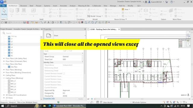 How to Close Inactive Windows in Revit with a Single Click! смотреть онлайн