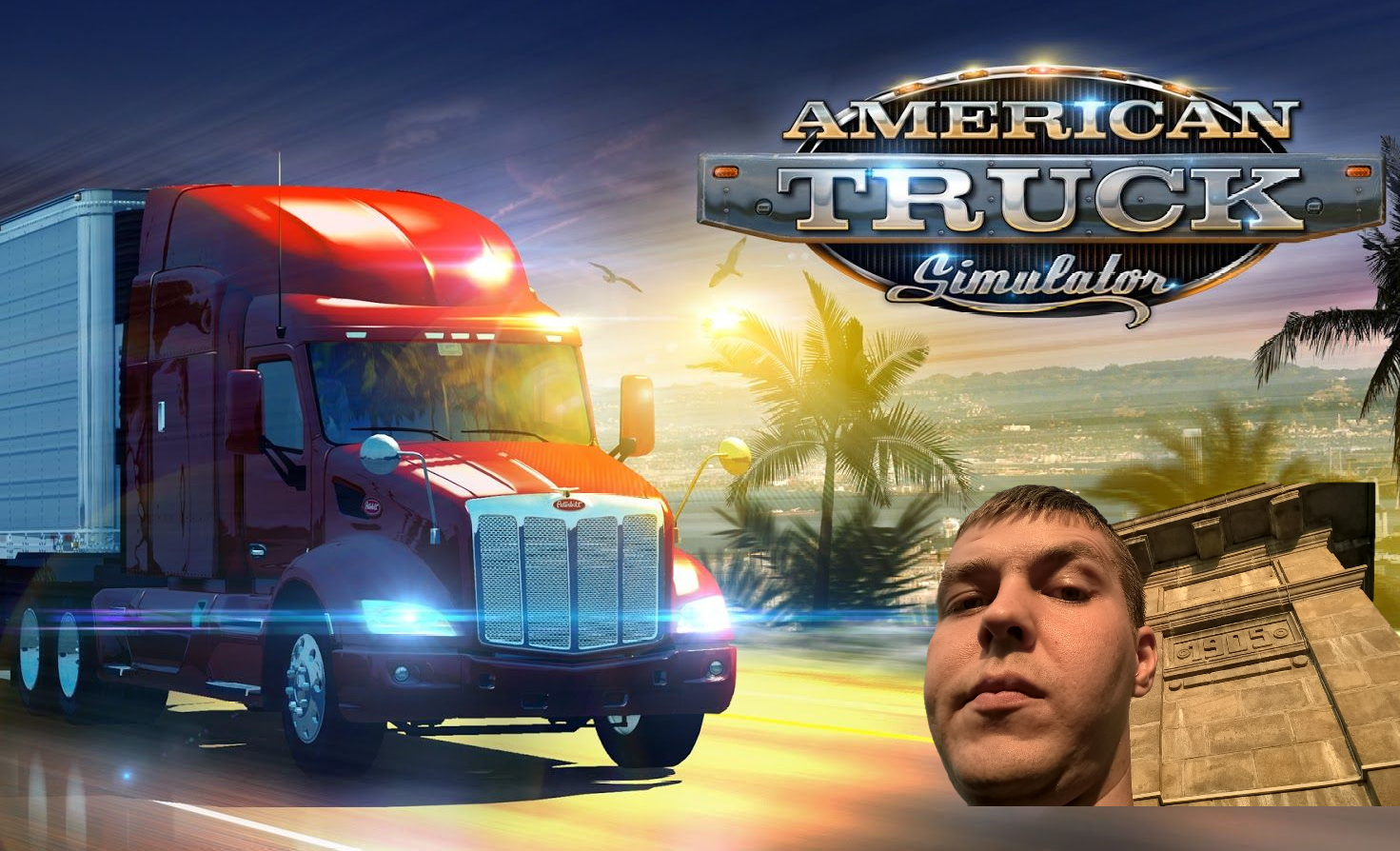 American Truck Simulator. Выходные на дорогах США.