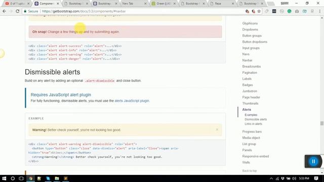 Bootstrap Part 8 (Label, Badge, ProgressBar, MediaObject) - Class-25 смотреть онлайн