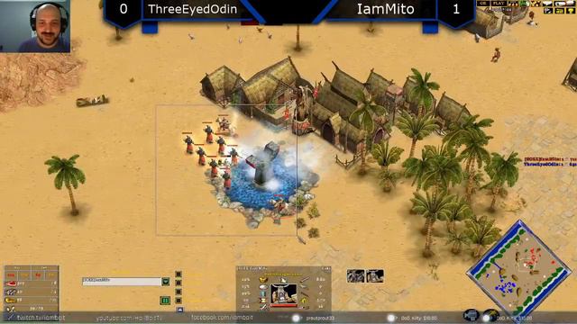 ThreeEyedOdin vs IamMito - Age of Mythology: The Titans (Game 2) смотреть онлайн