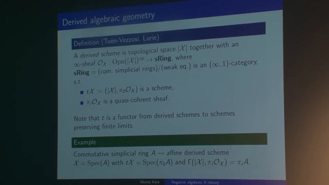 On negative algebraic K-groups – Moritz Kerz – ICM2018 смотреть онлайн