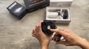 Мини линзы H11 установка. Краткие распаковка обзор тест света установка мини линз H11 led модель A8