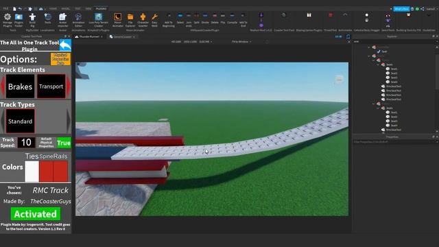 ~ "Thunder Runner" ~ CFRAME RMC Roller Coaster Speed Build! Roblox Studio смотреть онлайн