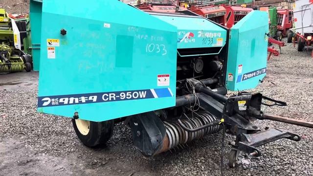 Пресс подборщик Takakita CR950W N 1033 смотреть онлайн