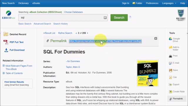 Finding CIS EBooks At The Library