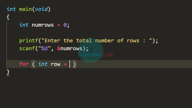 C Pattern Printing Program смотреть онлайн