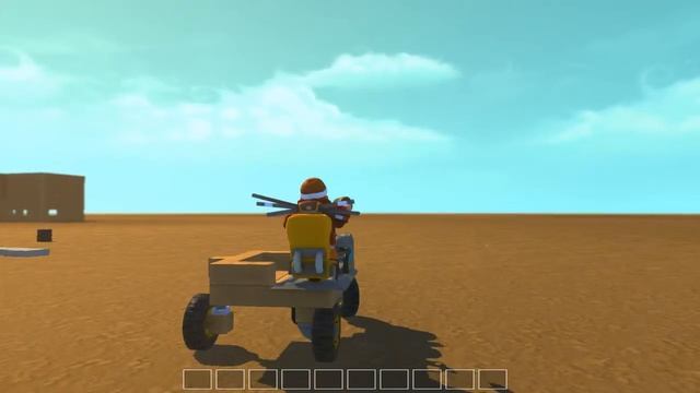 ScrapMechanic мотоцикл с люлькой