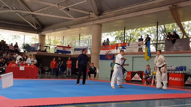 Бои 1 Максимов Максим 10th European Kyokushin Karate Championships Испания 2017 смотреть онлайн