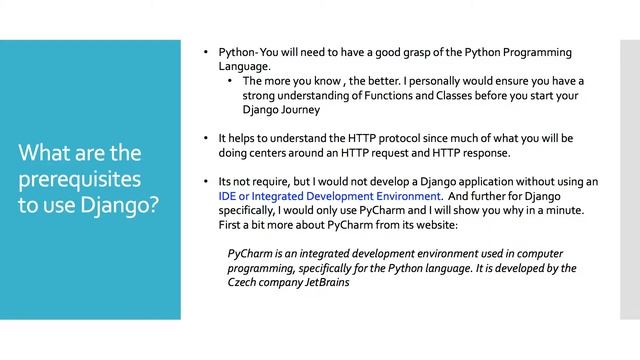 1 - Django Web Framework Overview смотреть онлайн