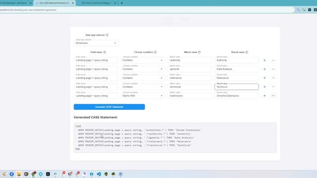 SQL CASE Statements for Looker Studio (Free Tool Walkthrough & Helpful Use Cases) смотреть онлайн