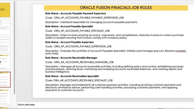 Oracle Fusion Cloud ERP Financials Job Roles смотреть онлайн