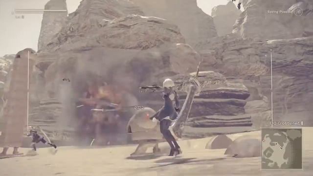 NieR:Automata 9s running a marathon смотреть онлайн