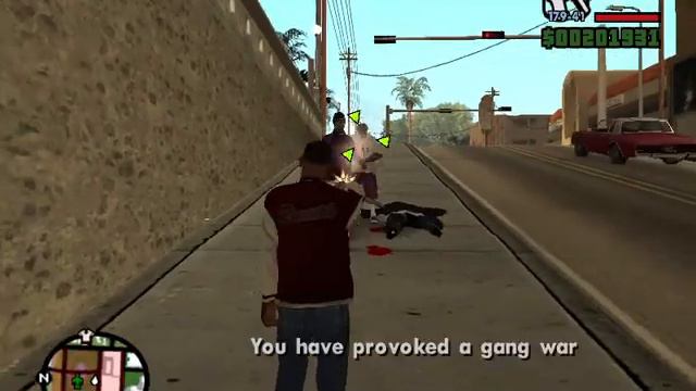 GTA San Andreas - gameplay- mission - doberman смотреть онлайн
