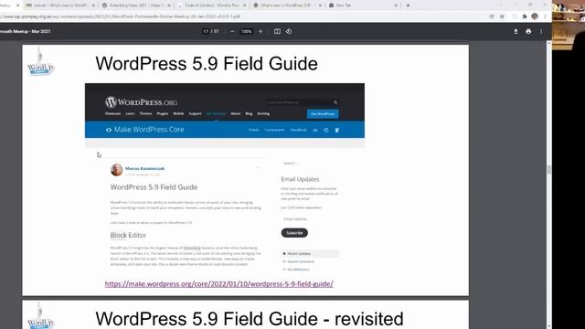 What's new in WordPress 5.9 and Twenty Twenty-Two смотреть онлайн