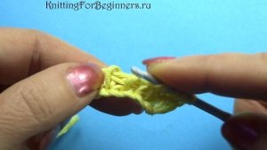 Тунисское вязание для начинающих   Tunisian crochet lesson 89