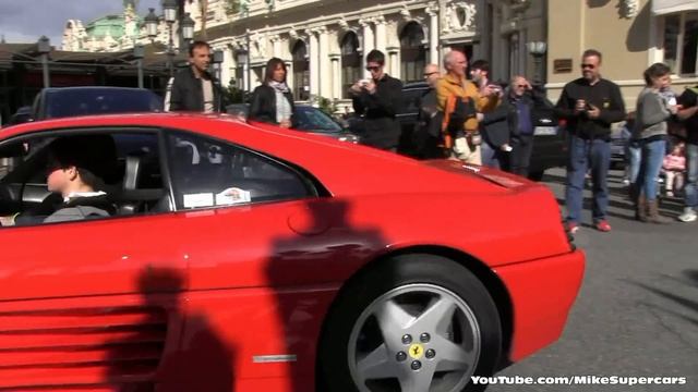 Ferrari 348 BURNOUTS in Monaco смотреть онлайн
