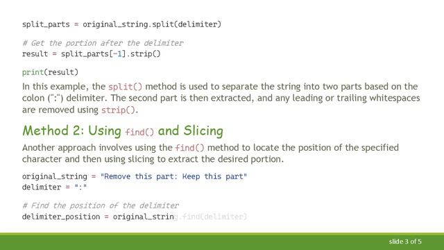 Removing Substrings in Python to Removing Text Before a Specific Character смотреть онлайн