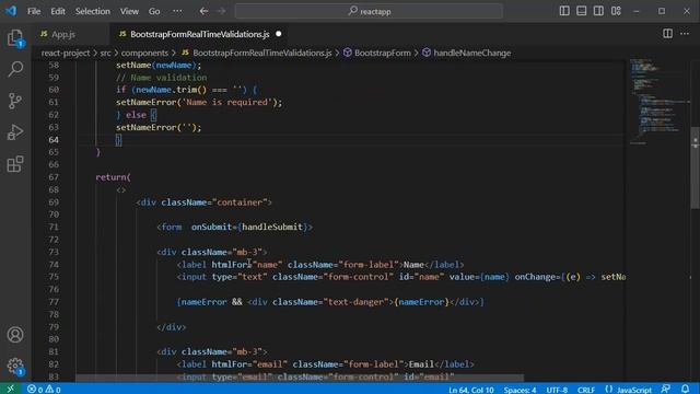 ReactJS Responsive Form - 4: Real-Time Form Validations in ReactJS смотреть онлайн
