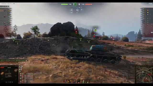 World Of Tanks - Победа! Бой: Тундра Техника: Объект 283 Знак классности «Мастер»