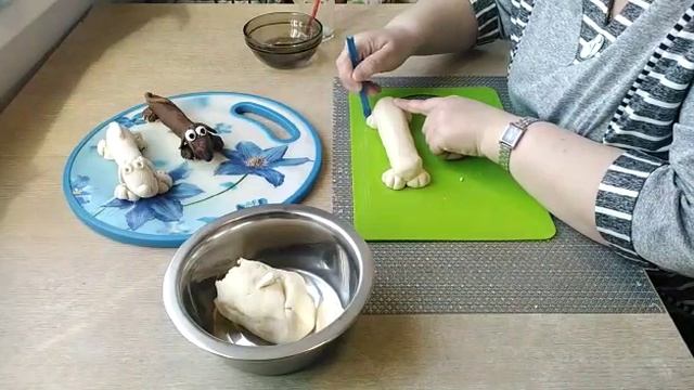 Поделка из солёного теста | Развивающие занятия для дошкольников | Школа дома смотреть онлайн