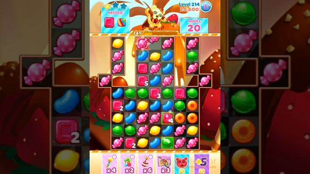 Candy Blast Mania Level 214 смотреть онлайн