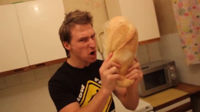 (HFM ноборот) агрессивная готовка бутерброда