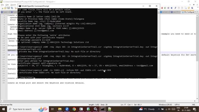 10. How to create HTTPS port and create keystore and self signed certificate using openssl. смотреть онлайн