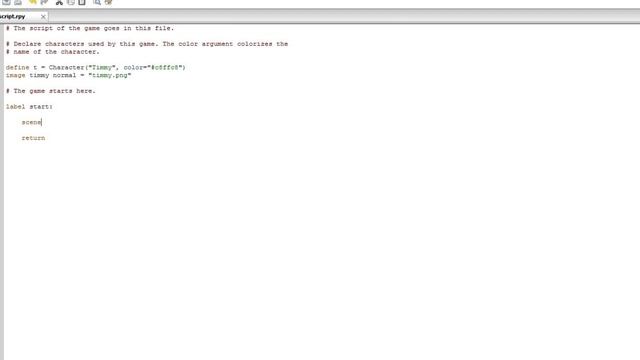 How to Make a Basic Visual Novel in Ren'Py смотреть онлайн