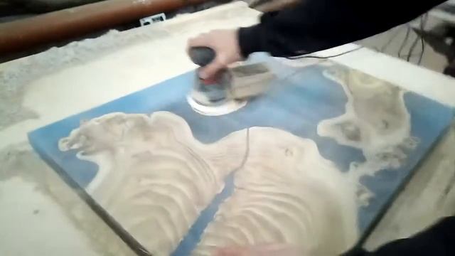 Шлифуем слэб. Фрезеруем слэб. Рельсы для фрезера.