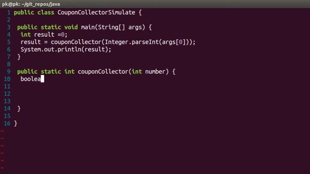 Java Tutorial - Coupon Collector simulation смотреть онлайн