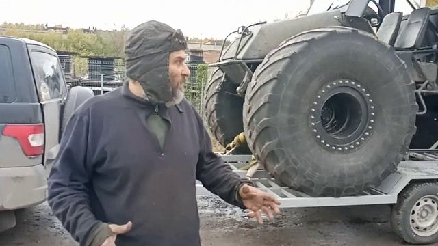 Вездеход Соломономобиль М5 на прицепе смотреть онлайн