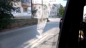 поездка на маршрутке Ford Transit Hi-Cube по маршруту 107 г. Севастополь