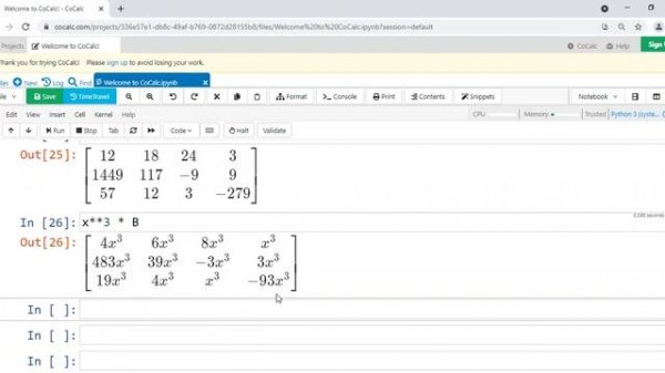 SymPy - Matrices and Matrix Operations Tutorial