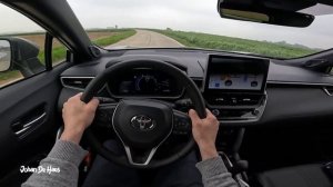 2023 TOYOTA COROLLA CROSS 2.0 HYBRID AWD 197 HP POV TEST DRIVE