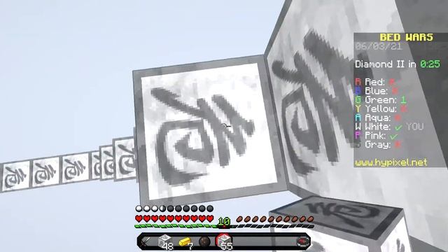 Minecraft 1.16.5 Bed Wars Gameplay. (Victory) [--First Video--] смотреть онлайн