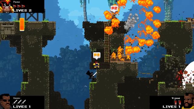 ТОТАЛЬНАЯ АНАРХИЯ (ft. Тиджой, Хахен) // Broforce смотреть онлайн