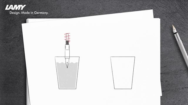 Чистка и уход за перьевыми ручками LAMY смотреть онлайн