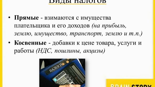 4.11.3. Виды налогов смотреть онлайн