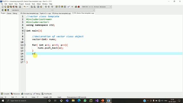 Vector class template (STL) by LTT смотреть онлайн