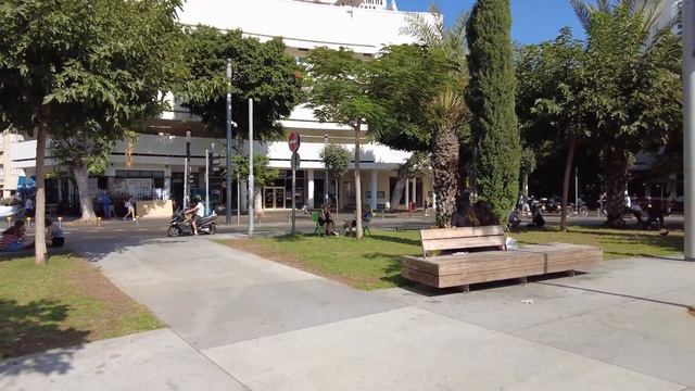 DIZENGOFF SQUARE, Tel Aviv, Israel | 4K UHD Relaxing Virtual Walk смотреть онлайн