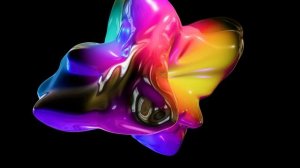 Abstract Liquid Sphere! 12 Hours 4K Satisfying Video! Relaxing Music / Screensaver for Meditation.