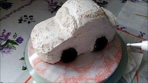 Торт машина. Торт для мальчика на 5 лет.
