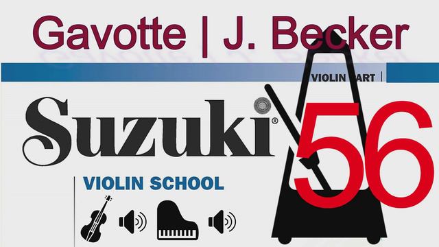 Gavotte | Jean Becker | Suzuki Violin School | Volume 3 | 56 смотреть онлайн